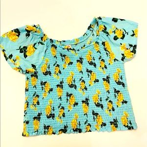 🌼Justice Floral top🌼